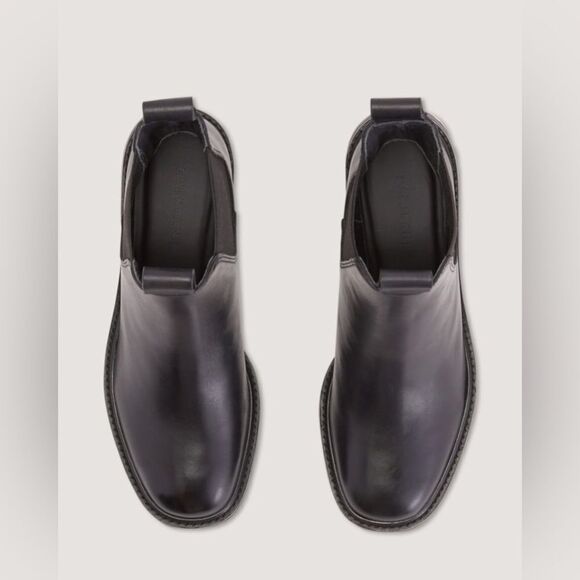 NEW EVERLANE Lug Chelsea Boot in Black Leather - Picture 2 of 9